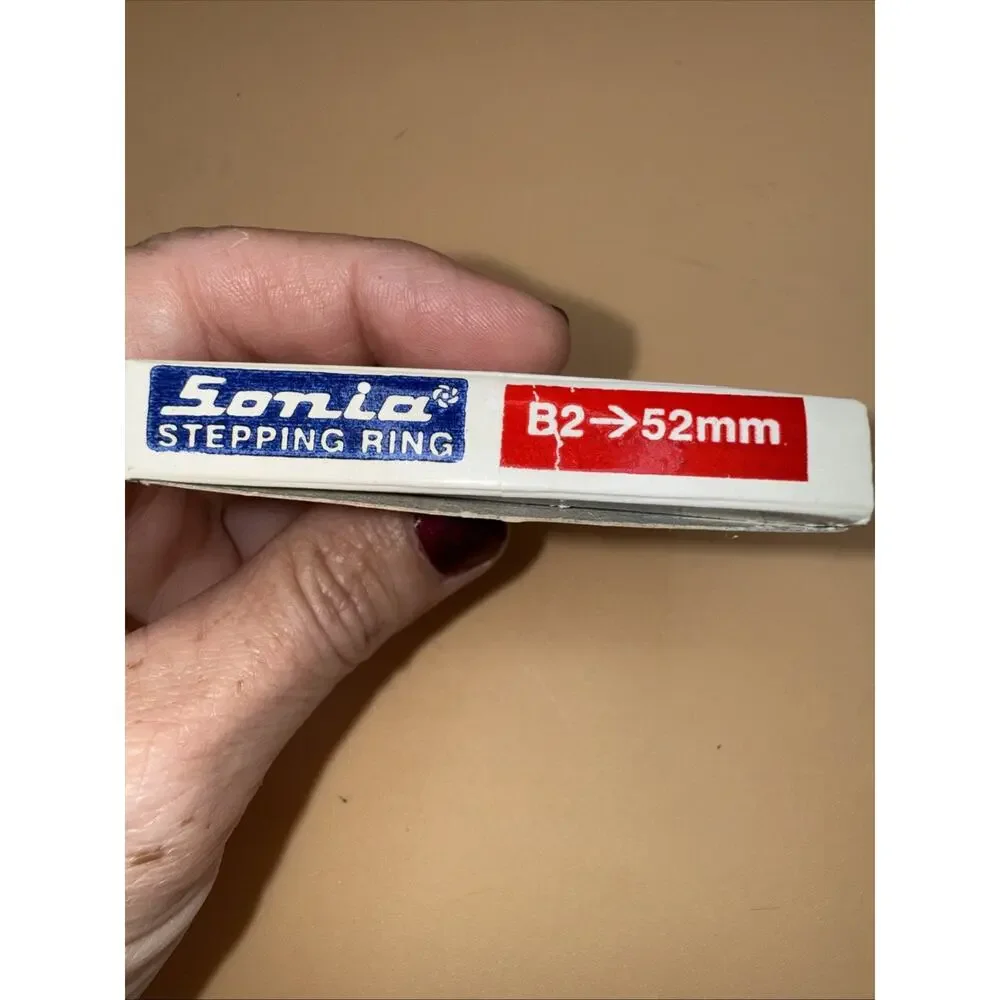 Sonia 52mm B2 Metal Stepping Rings Screw In Type